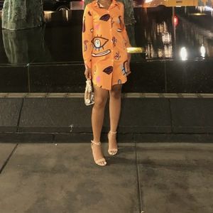Retro mini dress with a definite vintage vybe!!